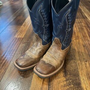 J.B. Dillon Kids Brown and Blue Boots